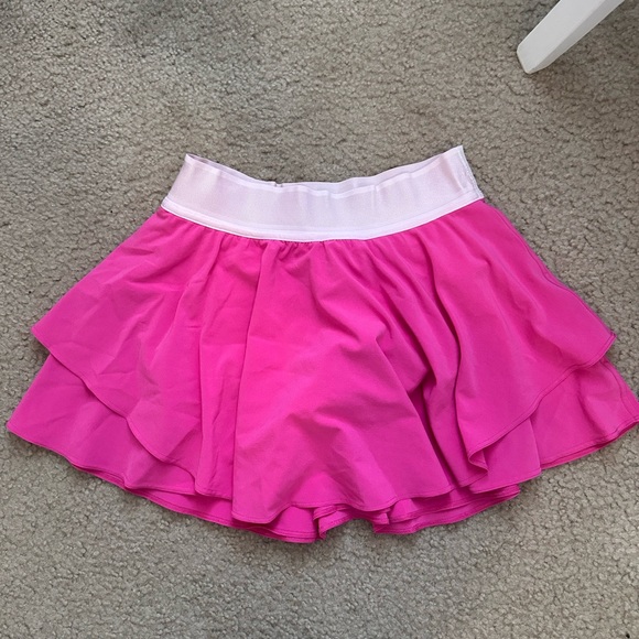 Lululemon Court Rival High Rise Skirt Sonic Pink size 4 SNCP - Picture 3 of 7